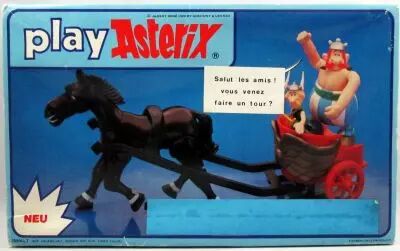Play Asterix - Char gaulois motoris� � un cheval avec Asterix et Obelix - CEJI Allemagne France (ref.6251)