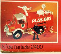 Play-Big (Céji-Arbois) - Ref.2400 Play-Big Pompiers (Véhicule + 1 Figurine)