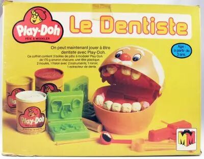 Play-Doh - Le Dentiste - Coffret de p�te � modeler - Miro Meccano 1979