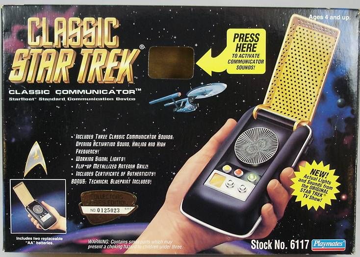 vintage star trek communicator