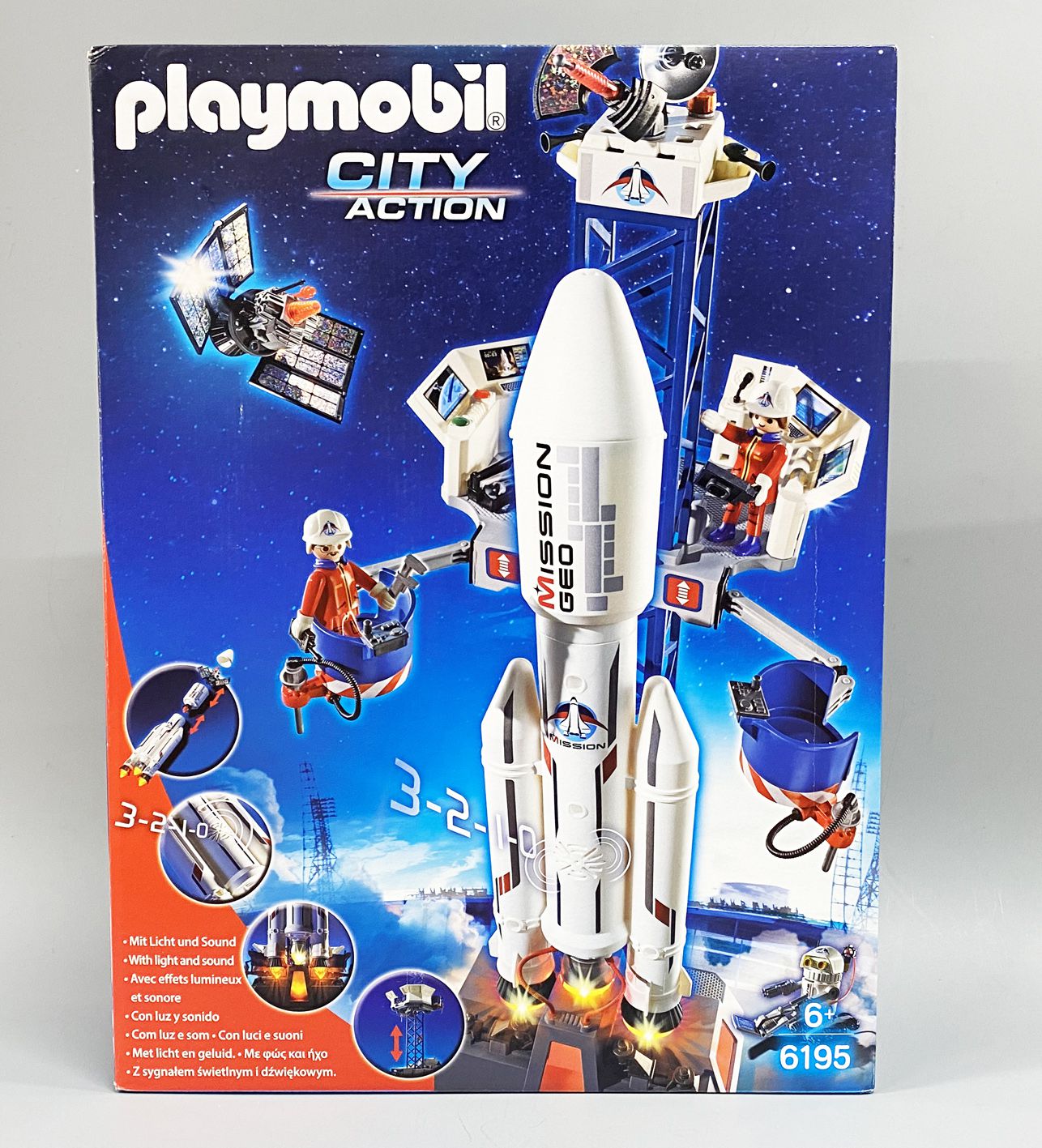 Playmobil fusée et poste de secours