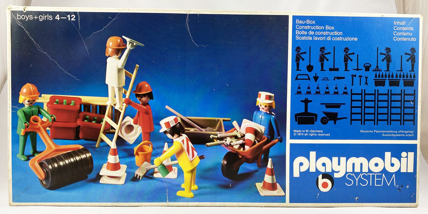Playmobil chantier Klicky - jouets rétro jeux de société