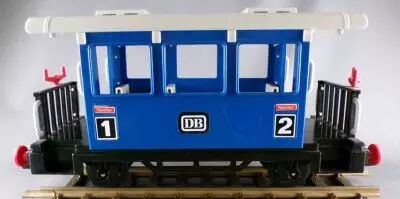Playmobil - Wagon Train Voiture Voyageurs Db Bleue 1� & 2� Classe sans BoiteRef.4100