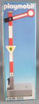 Playmobil 4353 - Train Sign - Mint in Sealed Box