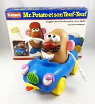 Playskool 1986 - Mr. Potato Head & His Funny-Faced Car (loose w/box)