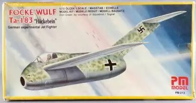 PM Model PM-213 - WW2 Focke Wulf Ta-183 H�ckebein German Experimental Jet Fighter 1:72 MIB