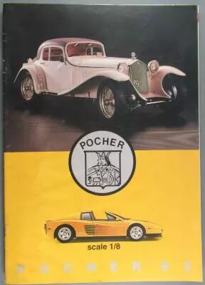Pocher 1993 Catalog A4 28 Color Pages