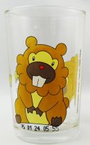 Pokemon - Collectible Mustard Glass - Bidoof / Keunotor