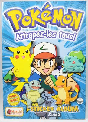 ALBUM STICKER POKÉMON MERLIN Collections Fr INCOMPLET