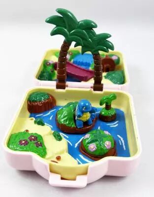 Pok�mon Pocket Monsters Playset - Nintendo / Tomy (1997) - Carapuce vue sur la piscine