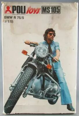 Polistil MS105 Moto BMW R75/5 750cc 1/15 en Boite