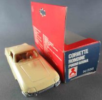 Politoys-E Export # 556 Corvette Rondine Pininfarina Yellow Mint in Box 1:43