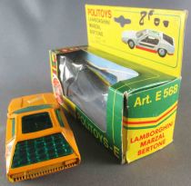 Politoys-E Export # 568 Lamborghini Marzal Bertone Yellow Mint in Box 1:43