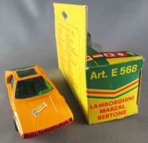 Politoys-E Export # 568 Lamborghini Marzal Bertone Yellow Mint in Box 1:43