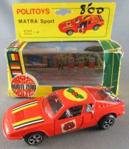Politoys-E Export # 571 Matra Sport Orange Mint in Box 1:43