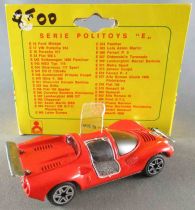 Politoys-E Export # 589 Ferrari Dino Berlinetta Pininfarina Orange Mint in Box 1:43
