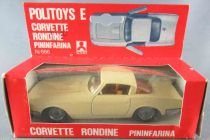 Politoys-E Export N° 556 Corvette Rondine Pininfarina Jaune Neuve Boite 1/43