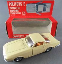 Politoys-E Export N° 556 Corvette Rondine Pininfarina Jaune Neuve Boite 1/43