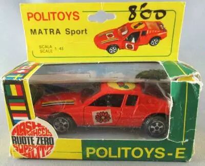 Politoys-E Export N� 571 Matra Sport Orange Neuve Boite 1/43
