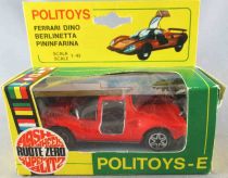 Politoys-E Export N° 589 Ferrari Dino Berlinetta Pininfarina Orange Neuve Boite 1/43