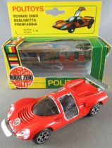 Politoys-E Export N° 589 Ferrari Dino Berlinetta Pininfarina Orange Neuve Boite 1/43