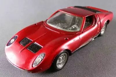 Politoys-E Export # 573 Jensen Coupé Vignale Red Metallic no Box 1:43