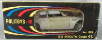 Politoys M Art. 515 Iso Rivolta Coupé GT Gris Métallisé Neuve Boite 1