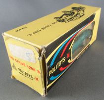 Politoys M Art. 533 Fiat Coupé 1200 S OSI Bleu Vert Métallisé Neuve Boite