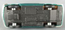 Politoys M Art. 533 Fiat Coupé 1200 S OSI Blue Green Metalized Mint in Box