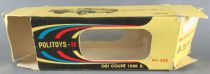 Politoys M Art. 533 Fiat Coupé 1200 S OSI Blue Green Metalized Mint in Box