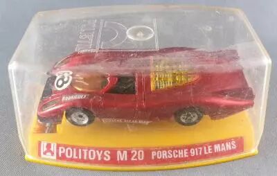 Politoys-M20 Porsche 917 Le Mans Red Metallic Crystal Box 1:43
