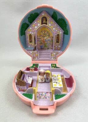Polly Pocket - Bluebird Toys 1989 - Nancy\'s Wedding Day (occasion)