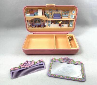 Polly Pocket - Bluebird Toys 1990 - Pretty Hair Playset (loose)
