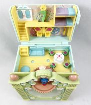 Polly Pocket - Bluebird Toys 1991 - Polly Pocket Funtime Clock Playset Bleue (Horloge)