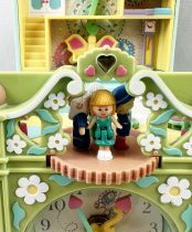 Polly Pocket - Bluebird Toys 1991 - Polly Pocket Funtime Clock Playset Blue (loose)