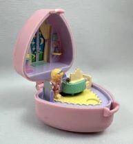 Polly Pocket - Bluebird Toys 1991 - Polly\'s big night out ring case (occasion)