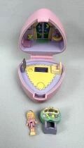 Polly Pocket - Bluebird Toys 1991 - Polly\'s big night out ring case (occasion)