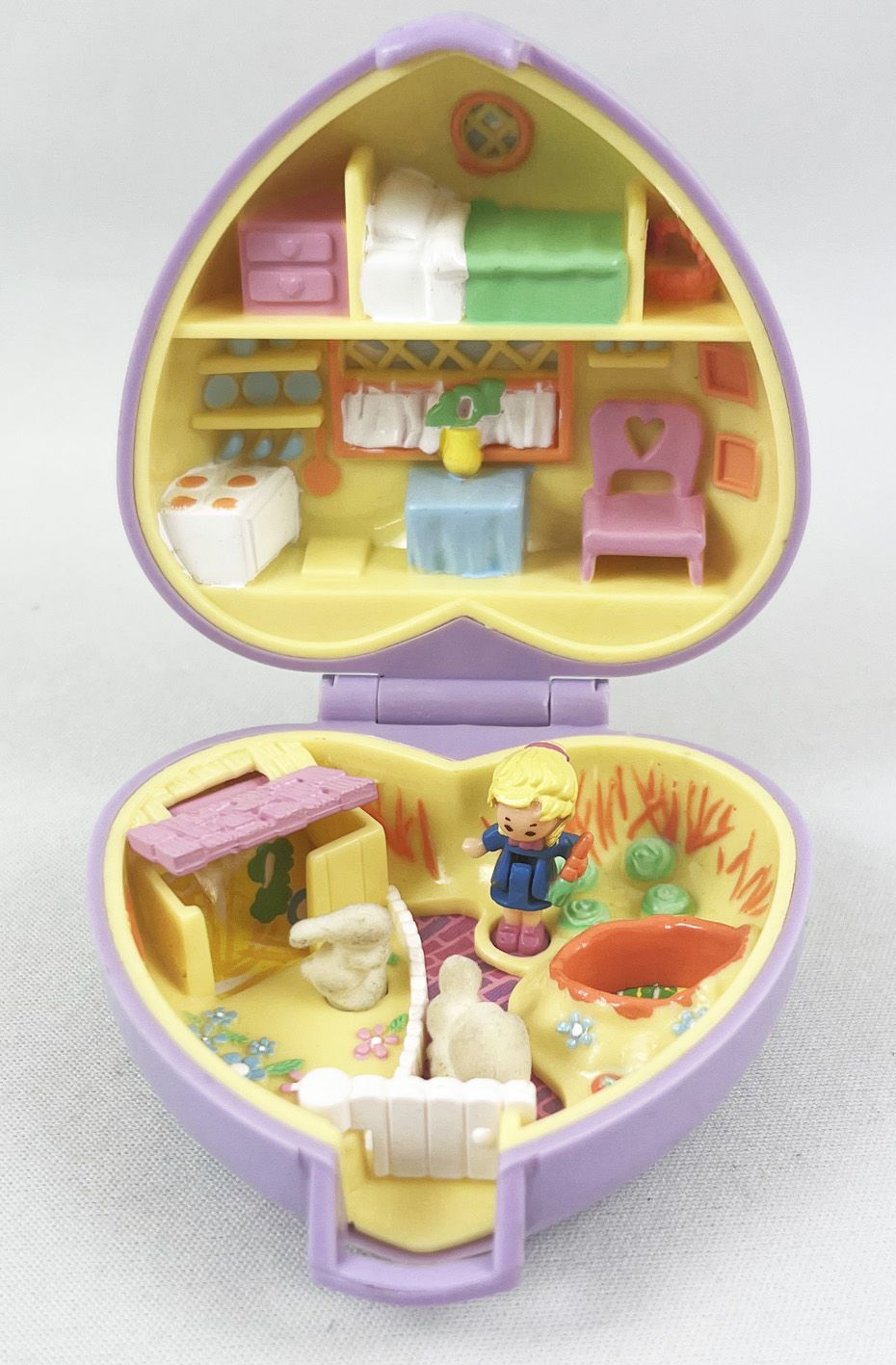 Vintage Bluebird Polly Pocket 1993 Cuddle Kitty Pet Parade 100% Complete