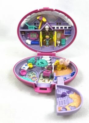 Polly Pocket - Bluebird Toys 1995 - Palomino Pony (Pony Parade) Loose