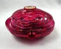 Polly Pocket - Bluebird Toys 1996 - Polly\'s Crystal perfume compact - Sweet Roses (loose)