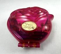 Polly Pocket - Bluebird Toys 1996 - Polly\'s Crystal perfume compact - Sweet Roses (loose)