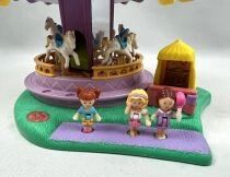Polly Pocket - Bluebird Toys 1996 - Spin Pretty Carousel (loose)