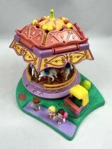 Polly Pocket - Bluebird Toys 1996 - Spin Pretty Carousel (loose)