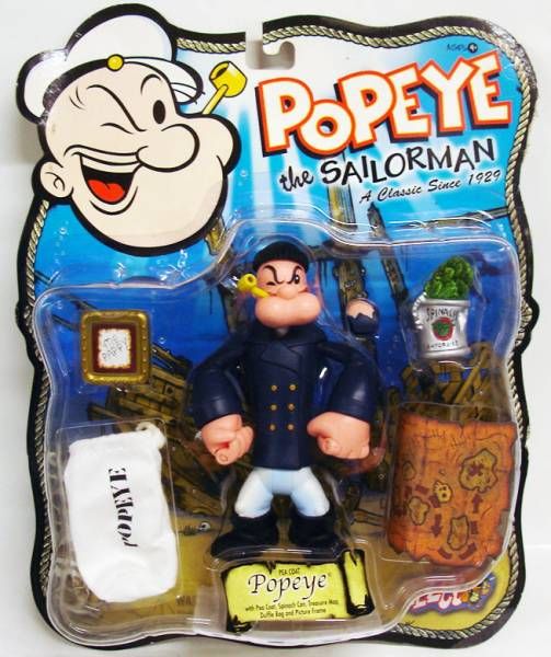 popeye action figure mezco