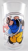 Popeye - Ducros Mustard Glass - Popeye & Bluto