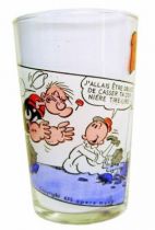 Popeye - Ducros mustard glass - Popeye & Swee\'Pea