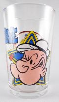 Popeye - Ducros Mustard Glass - Popeye, Olive Oyl, Bluto & J. Wellington Wimpy