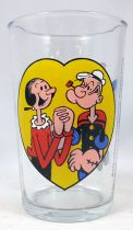 Popeye - Ducros mustard glass - Popeye in airplane