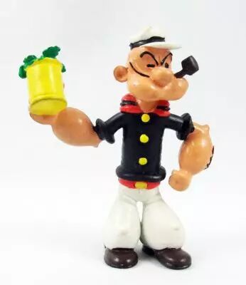 Popeye - Figurine PVC Comic Spain - Popeye avec boite d\'�pinards