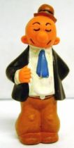 Popeye - Heimo PVC figure - J. Wellington Wimpy (blue tie& brown hat)
